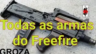 Todas as armas do Free Fire em fotos reais