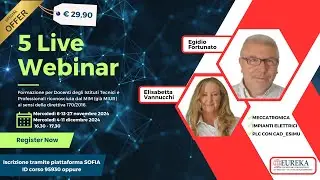 Webinar MECCATRONICA, IMPIANTI ELETTRICI, PLC CON CADESIMU (formazione docenti)