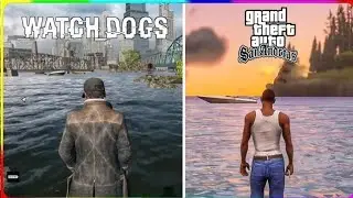 GTA San Andreas vs Watch Dogs Comparison