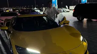 ПРОБЕГ СУПЕРКАРОВ НА ЗАКАТЕ В ДУБАЕ