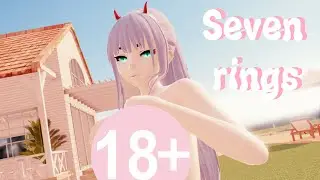 Seven rings /MMD R18/ Zero Two |motion dl|