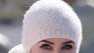 Вяжем шапочку спицами 🧶 Spiral Knit Hat | Seamless Hat Knitting Tutorial. Step-by-Step (2nd Part)