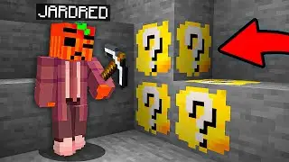 Encontré Minerales de LUCKY BLOCKS en Minecraft!