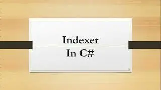 Indexer In C#