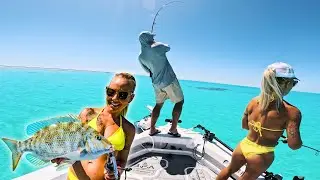 Dream Fishing Trip? Stuck inside a blue hole...