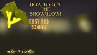 ROBLOX LT2:how to get snowglow wood! easy explanation
