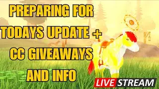 UPDATE TODAY! INFO+ CC GIVEAWAYS!! Horse Life Livestream