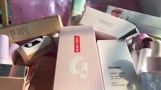 HUGE GLOSSIER HAUL // discount link !!