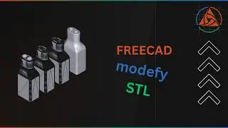 Edit and modify any STL from Thingivers and other platforms using FreeCAD FDM 3D printing.
