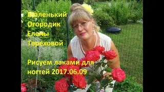 Маленький Огородик Елены Тереховой -  Рисуем лаками для ногтей 2017.06.09