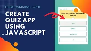Quiz App Using Vanilla JavaScript  | Vanilla  JavaScript  Project 