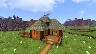 Дом в майнкрафте с огородом. Minecraft. Minecraft house. Minecraft house tutorial. 