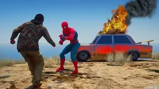 GTA 5 Spiderman Funny Ragdolls Jumps&Fails vol.12(Euphoria Physics)