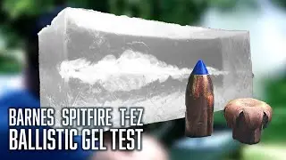 How effective are Barnes Spitfire T-EZ Muzzleloader Bullets? | 100-yard Ballistic Gel Test