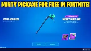 HOW TO GET MINTY PICKAXE FOR FREE IN FORTNITE! (CHAPTER 3 SEASON 2)