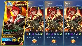 LAYLA BEST BUILD AND EMBLEM FOR RANK 2023