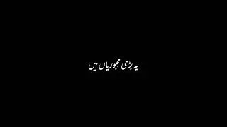 Sakina Jaan - Farhan Ali Waris I black screen Urdu lyrics l Noha Status