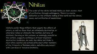 Understanding the Order of the Veils: Nihilus, avatar of the White Veil