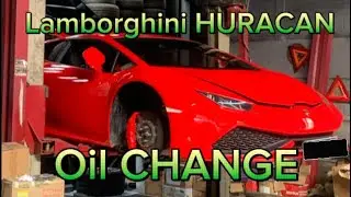How to change the engine oil on a Lamborghini HURACAN