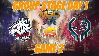 EVOS SG vs Execration GAME 2 | MSC Group Stage Phase 1 - Day 1 | MLBB Southeast Asia Cup 2021
