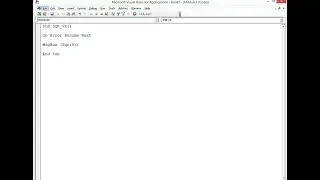 Excel VBA SQR Square Root Formula Excel 2013 MSGBOX