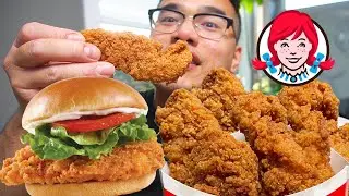 IS WENDY'S CHICKEN SANDWICH & TENDERS Still Good In These New Times?! - MUKBANG