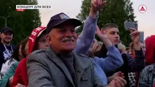 В Урае прошел концерт "Хора Турецкого". 26-08-2024