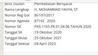 SK PEMBEBASAN MURNI TERBARU?