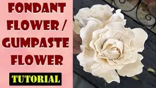 FONDANT FLOWER |  GUMPASTE FLOWER | Easy & Quick Cake Recipes