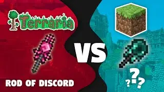 ✔ Terraria rod of discord in minecraft!!!!!!!!