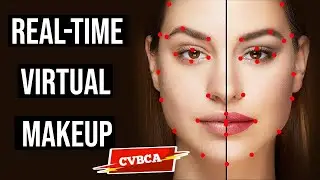 VR Face Makeup With Real-Time Gesture Controls | Mediapipe | OpenCV | (7/10) #CVBCA