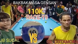 JB SUCAL vs. GIL "BOY DAGA" COTAMORA ) 10 BALLS  MONEY GAME) (R-19 ) 110K.
