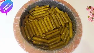 Artık Pirinç  ve Bulgurlu  Sarmıyorum ❗️kırılmadan buzlukta yaprak Sarması