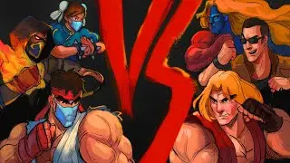Social Distance in Fighting Games: Street Fighter vs Mortal Kombat Animation - GAME SHENANIGANS
