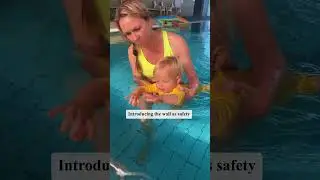 Survival Swim lesson for baby! #pool #swimming #swimlessons #baby #toddler #summer #survivalswimming