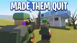 2v5 BASE RAID made them QUIT the Server | Unturned PVP Survival