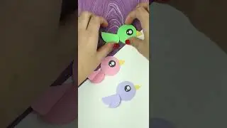 How to Make Easy Colorful Birds for Creative Summer Camp Kids Activity - Beautiful Paper Bird Idea
