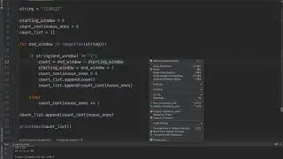 Understanding how to find maximum consecutive letter/character in a string/array with python code.