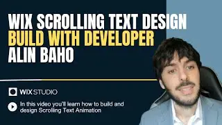 How to Create Scrolling Text Animation in Wix Studio - Create a Professional Look and Feel in 2024