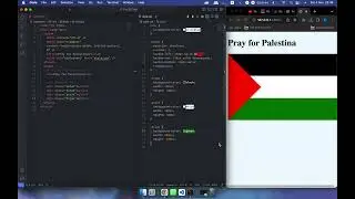 Creating the Palestine Flag with HTML and CSS