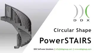 How to Create Circular Shape Stairs in PowerSTAIRS