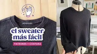 Cómo coser el Sweater más fácil Oversize | Patrones & Costura | Patka Studio