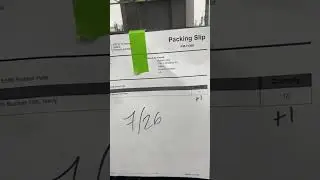 Receiving | Bins | Magnets to hold packing slips