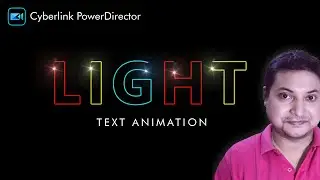Light Text Effect in powerdirector? | Text Animation