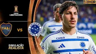 Boca Juniors x Cruzeiro | Libertadores 2026 | Simulação Ultra Realista 4K (60FPS) Gogosz Patch.