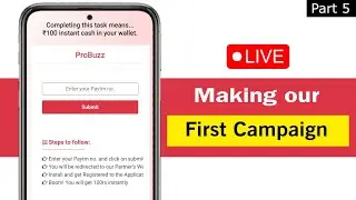 Live Making our first Campaign | How to make Campaign (Part 5) | ScripterJee