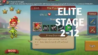 Lords mobile Elite stage 2-12 f2p|The Pixie's help Elite stage 2-12