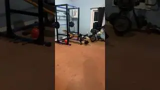 Home gym cleaned up and slightly rearranged. What else do I need? Lemme know #gym #homegym #weights