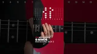 G Minor Pentatonic Box 3 