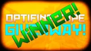 MINECRAFT OPTIFINE CAPE GIVEAWAY WINNER!